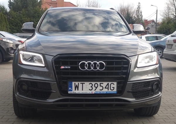 Audi SQ5 cena 110700 przebieg: 120000, rok produkcji 2015 z Józefów małe 106